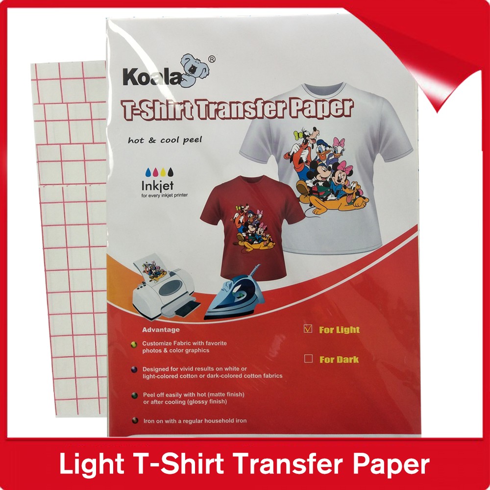 light t shirt transfer paper