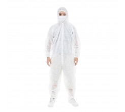 Disposable Waterproof Oil-Resistant Protective Coverall Suit