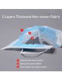 Medical 3-Layer Disposable Face Masks with Elastic Ear Loops for Blocking Dust 